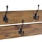 Alaterre Furniture Bethel Acacia Wood 40"W Coat Hook with Shelf ANTR2930 - alternate 5